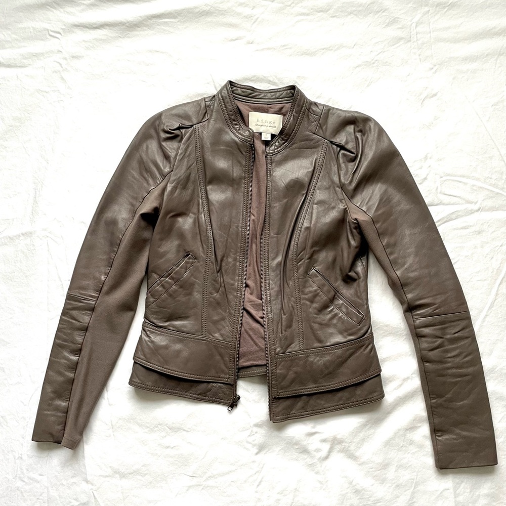 Hinge Leather Jacket